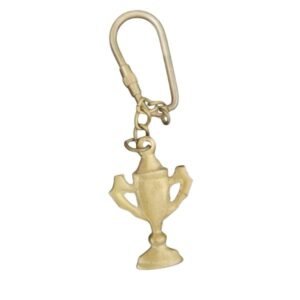 KALARAMBH Brass Trophy Keychain 4 Inch, Pcs