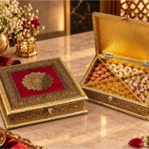 KALARAMBH MDF,FOIL Flower Royal Box 2 Inch, Pcs