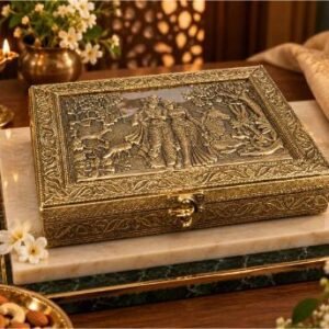 KALARAMBH MDF,FOIL,GLASS Radha krishna Box 2 Inch, Pcs