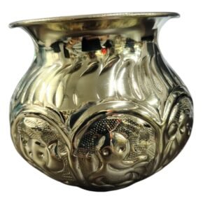 KALARAMBH BRASS Asth Ganesh Kalash 3 Inch, Pcs