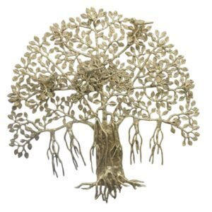 KALARAMBH Brass Tree Wall Hanging 20.2 Inch, 1 Pcs