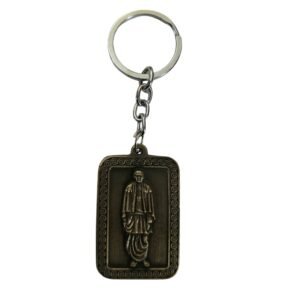 KALARAMBH Zink Sardar patel keychain 4.5 Inch, 1 Pcs