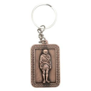 KALARAMBH Zink Gandhiji Keychain 4.5 Inch, 1 Pcs