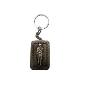 KALARAMBH Zink Gandhiji Keychain 4.5 Inch, 1 Pcs