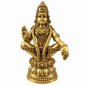 Brass Ayyappan 2.2 Inch BH11624