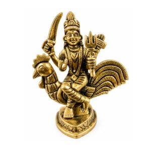 Brass Bahuchar Maa 3.8 Inch BH11516