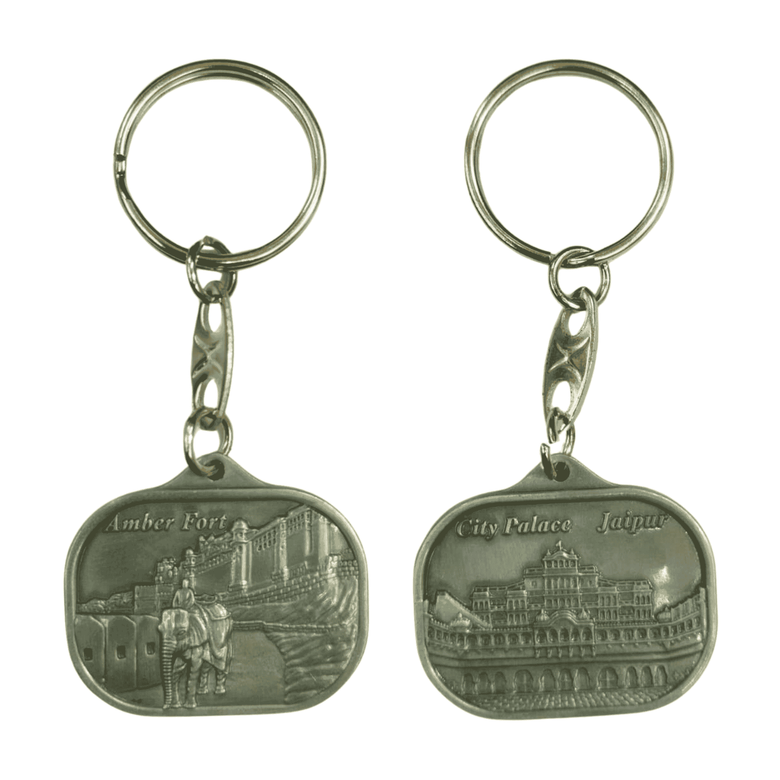 KALARAMBH Metal Keyring Ds Amber+City Palce--B Keychain 3.5 Inch, Pcs KALARAMBH Metal Keyring Ds Amber+City Palce--B Keychain 3.5 Inch, Pcs