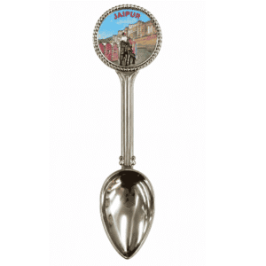KALARAMBH Metal Metal Spoon Amber Fort 4.3 Inch, Pcs