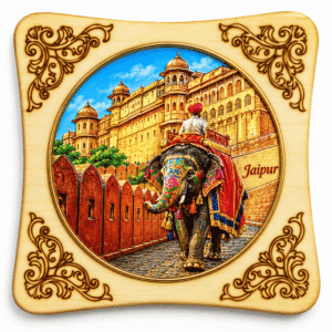 KALARAMBH Poly Foil Amber Fort Rd. 2.6 Inch, Pcs