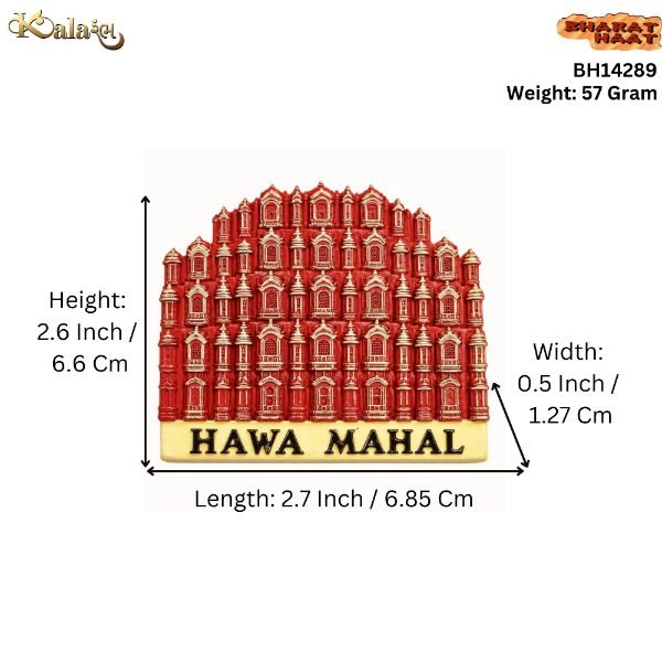 KALARAMBH Poly Memoholder Hawa Mahal 2.6 Inch, Pcs KALARAMBH Poly Memoholder Hawa Mahal 2.6 Inch, Pcs