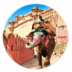 KALARAMBH Ceramic Amber Fort-Jaipur 4 Inch, Pcs